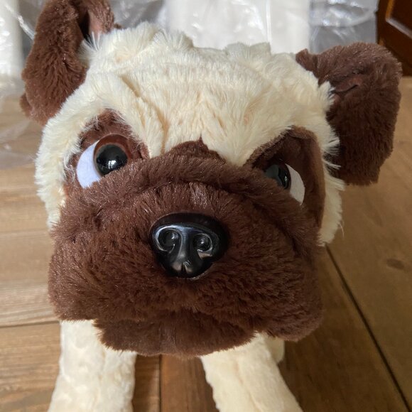 Pug Plush,  Pug Stuffed Animal, Dog Plush Toy, - Picture 7 of 8